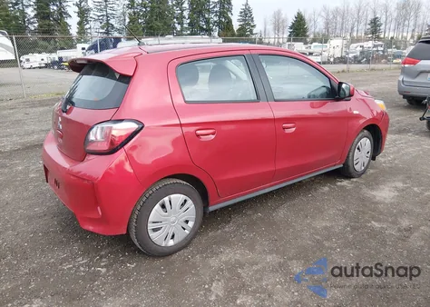 2024 Mitsubishi Mirage Es/Le из США, поврежденный, VIN ML32AUHJ9RH019030